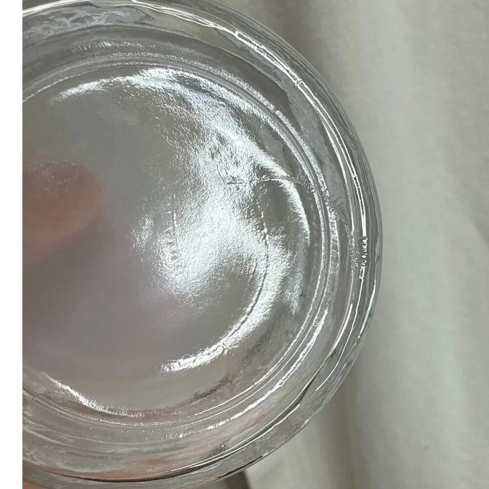 Vintage Glass Snowman Christmas Winter Lidded Canister Candy Nut Jar Home Décor